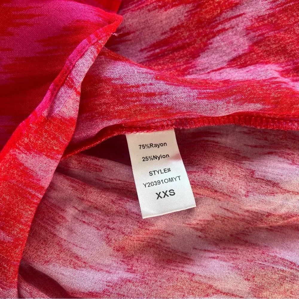 Pomander place Hot Pink Ikat Kenzo Dress Women’s Size xxs‎